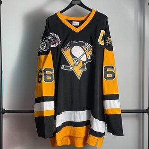 Men's Mitchell & Ness Pittsburgh Penguins Lemieux Jersey various sizes